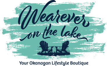 Wearever On The Lake women's boutique logo in Peachland BC